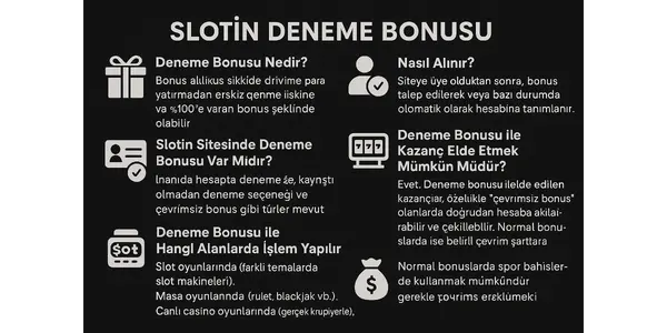 Slotin Deneme Bonusu
