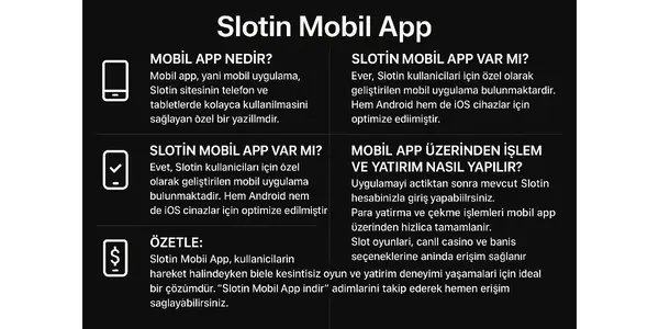 Slotin Mobil App